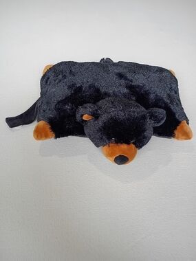 Pillow Pet Small Black Brown Bear T.A.G. Forest Animal